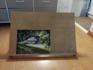 Caballete de mesa A2 plegable