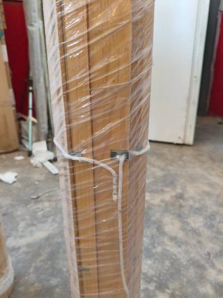 Estor de madera 120 x 122 cm
