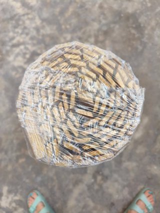 Estor de madera 120 x 122 cm