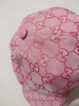 Berretto Gucci Rosa GG