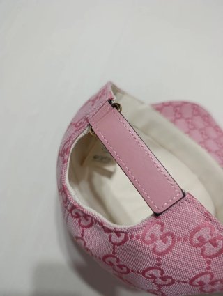 Berretto Gucci Rosa GG