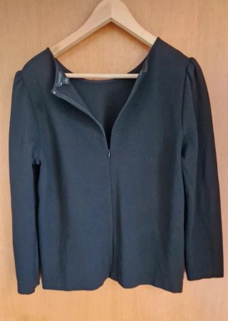 Blusa negra elegante Ann Taylor - Talla M