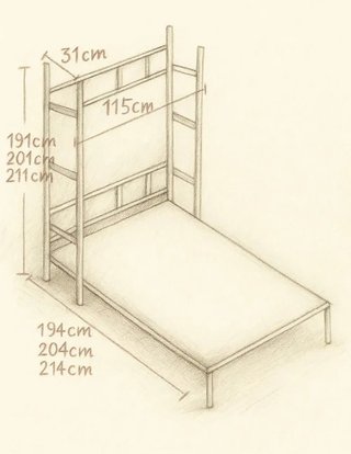 Cama abatible vertical NYC 105×190 individual