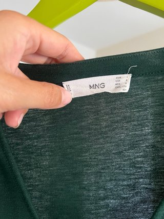 Vestido Mango verde talla L