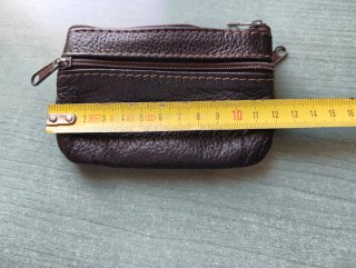 Cartera piel + 3 monederos