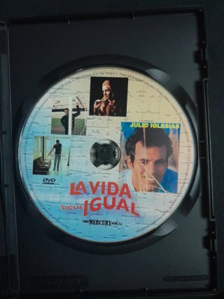DVD La Vida Sigue Igual Julio Iglesias