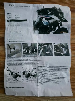 Barras protectoras BMW F750 GS 2018 y mas modelos