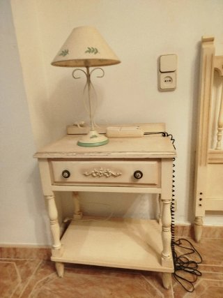 Mueble aparador madera y mármol