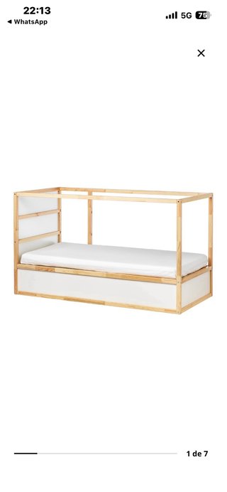 Cama individual 90x200