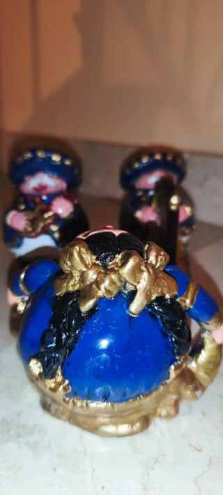 Set 3 statuine Mariachi messicani