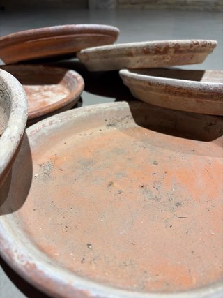 Platos de barro para macetas 25cm (20 interior)