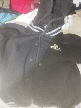 Chaqueta Negra PlayStation Talla 11/12