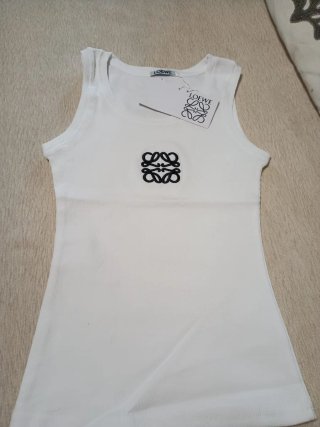 Top Loewe Blanco Talla Pequeña