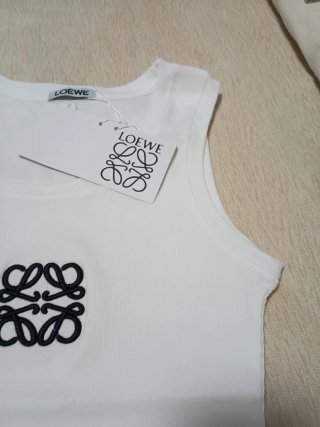 Top Loewe Blanco Talla Pequeña