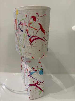 Lampada decorativa dipinta a mano