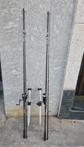 2 Cañas de Pesca con carretes