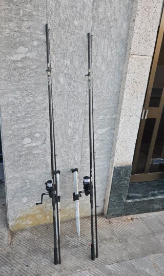 2 Cañas de Pesca con carretes