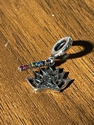 Colgante Loto Buda Chakras Plata