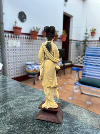 Figura Muñeca China Antigua