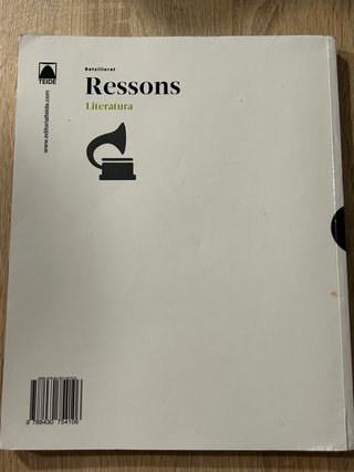 Ressons. Literatura 1 BATX