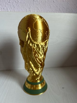 Copa del Mundial e imán de nevera