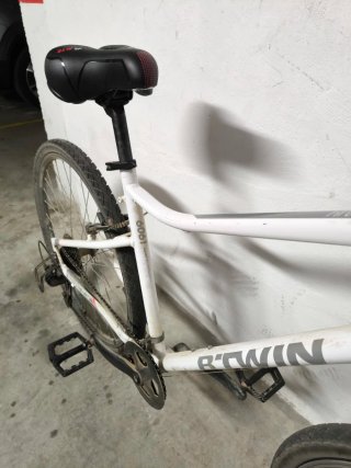 Bicicleta Decathlon Blanca