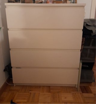 Cómoda MALM 4 cajones IKEA 80x100cm