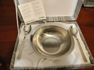 Set Ciotola e Posate Morinox Acciaio Inox