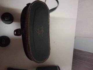 Prismáticos con funda grande y pequeño hay 2