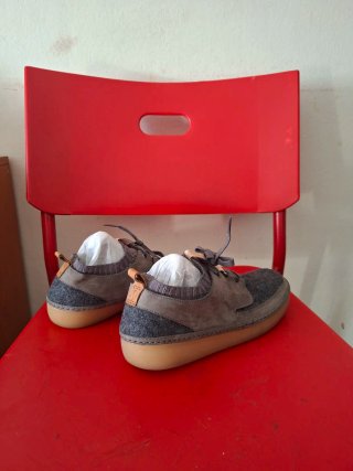 Zapatos Clarks Hombre Nubuck Gris