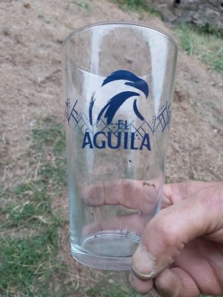 Vaso de cerveza El Águila