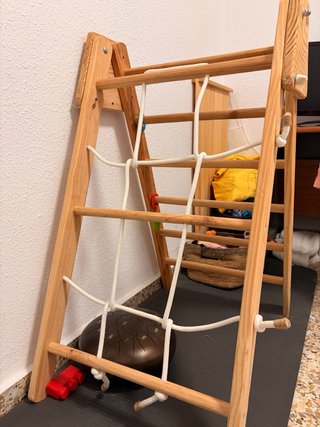 Torre Pikler Artesanal Madera + Rampa