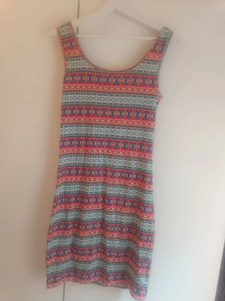 Vestido estampado étnico In Extenso Talla S