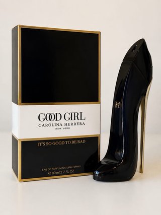 Perfume Tacón Negro y Dorado