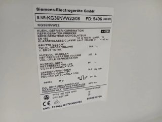 Frigorífico Siemens Blanco