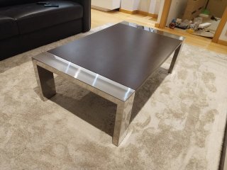 Mesa de centro moderna ELEVABLE wengué