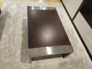 Mesa de centro moderna ELEVABLE wengué