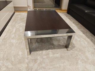 Mesa de centro moderna ELEVABLE wengué