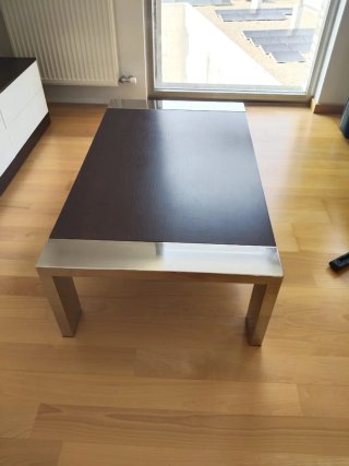 Mesa de centro moderna ELEVABLE wengué