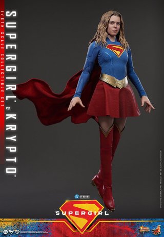 Figura Hot Toys Supergirl & Krypto 1/6