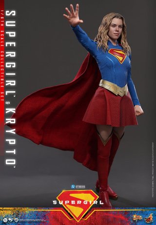 Figura Hot Toys Supergirl & Krypto 1/6