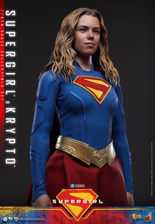 Figura Hot Toys Supergirl & Krypto 1/6