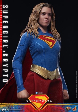 Figura Hot Toys Supergirl & Krypto 1/6