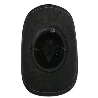 Sombrero Vaquero Negro con Adorno de Toro Cowboy