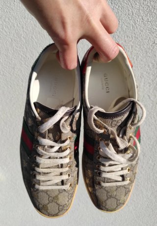 Sneakers Gucci Rosse e Verdi