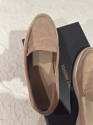 Mocasines Massimo Dutti Piel Beige