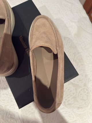 Mocasines Massimo Dutti Piel Beige