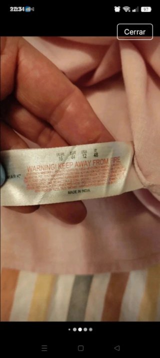 Chaqueta fina algodón y lino rosa