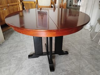 Mesa Comedor Redonda Extensible Madera