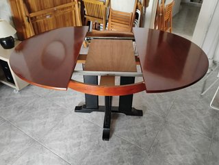 Mesa Comedor Redonda Extensible Madera